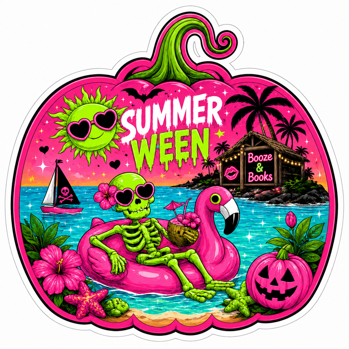 Summerween Sticker