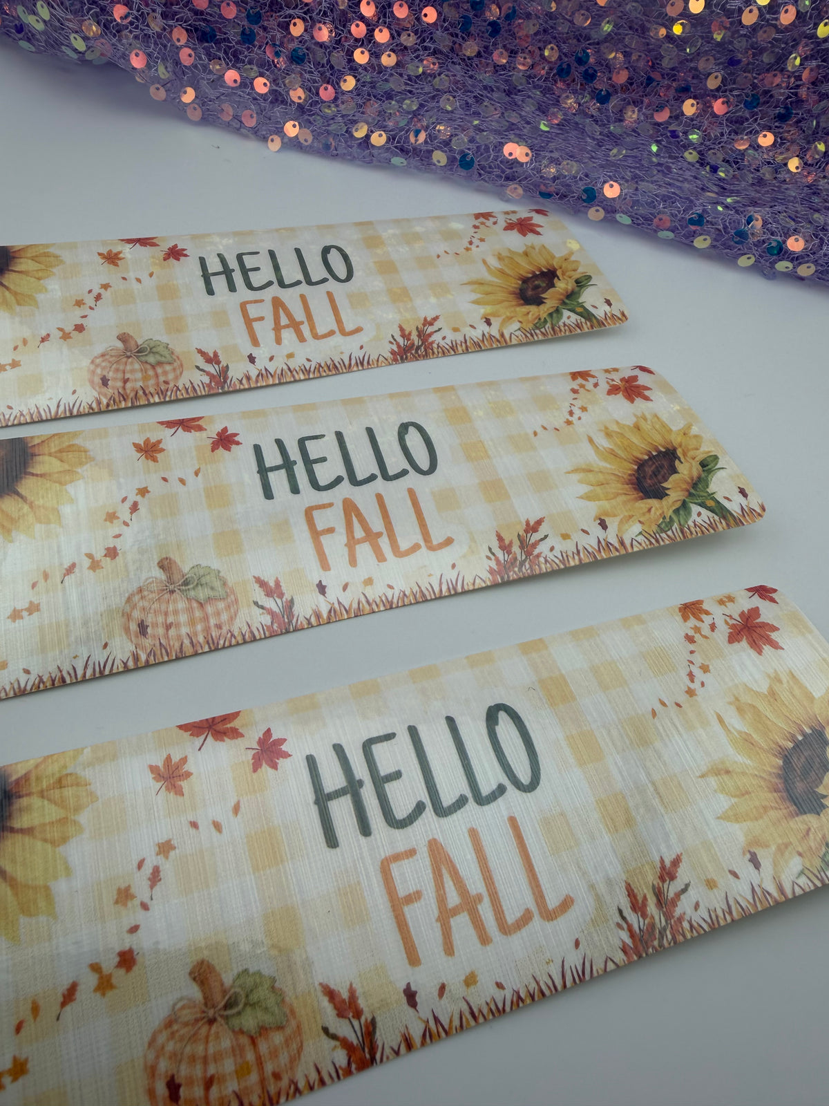 Fall - Hello Fall Bookmark