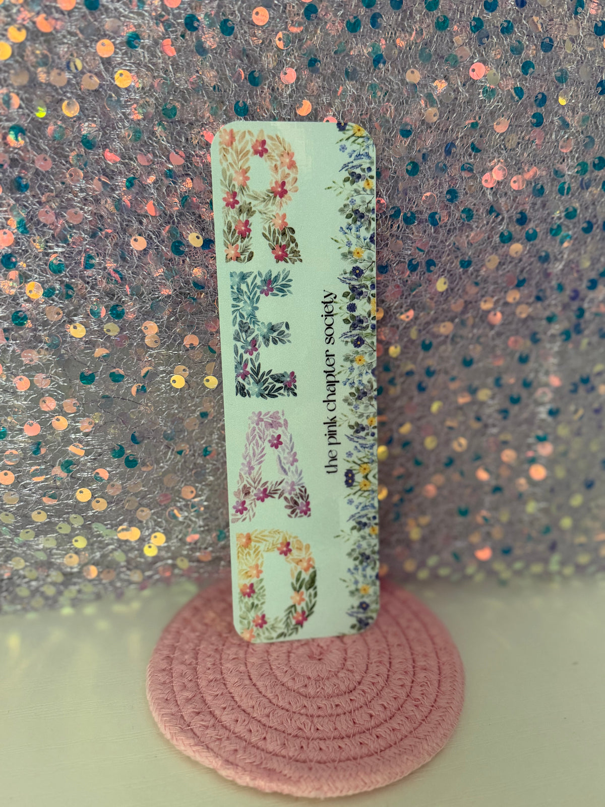 READ Floral Bookmark