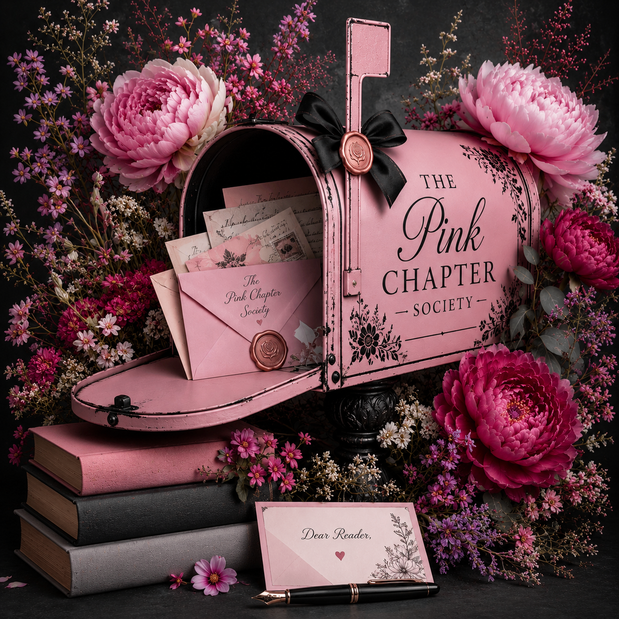 Pink Chapter Society mailbox